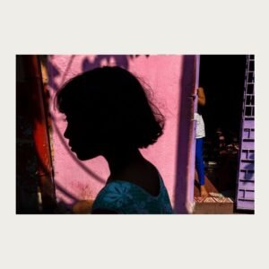 Teenage figure with mysterious expression – Kolkata street