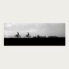 Black and white panoramic documentary photograph of Kolkata by Rajib De, documentary style